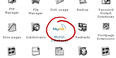 your mysql databases