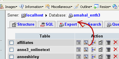 export link