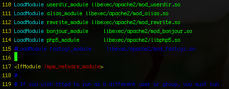LoadModule php5_module in httpd.conf